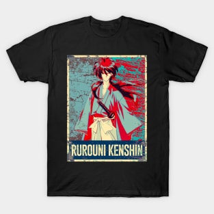 Rurouni Kenshin in Hope Style Distressed T-Shirt